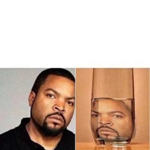 High Quality Ice Cube Global Warming Blank Meme Template