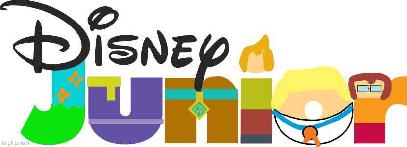 Disney Junior Bumper Scooby Doo | image tagged in scooby doo,artwork,fanart,oc,disney junior | made w/ Imgflip meme maker