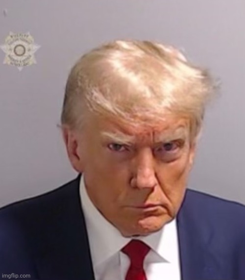 eh | image tagged in donald trump mugshot | made w/ Imgflip meme maker