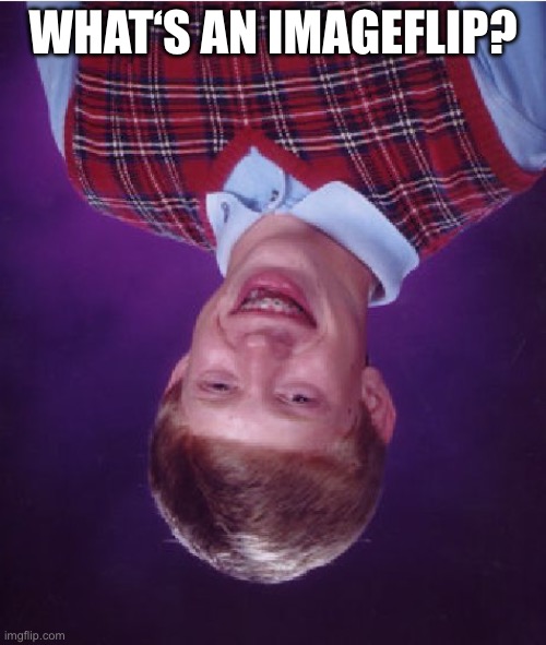 Bad Luck Brian | WHAT‘S AN IMAGEFLIP? | image tagged in memes,bad luck brian,relatable,relatable memes,oh yeah oh no | made w/ Imgflip meme maker