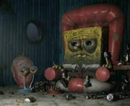 depressed spongebob | image tagged in depressed spongebob | made w/ Imgflip meme maker