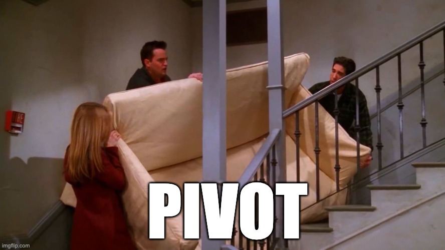 Friends Pivot | PIVOT | image tagged in friends pivot | made w/ Imgflip meme maker