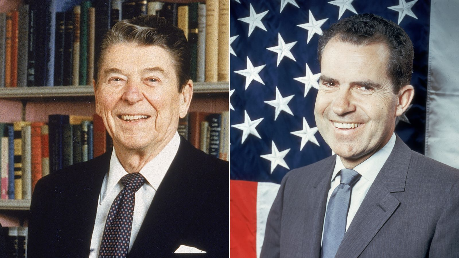 Reagan & Nixon Blank Meme Template