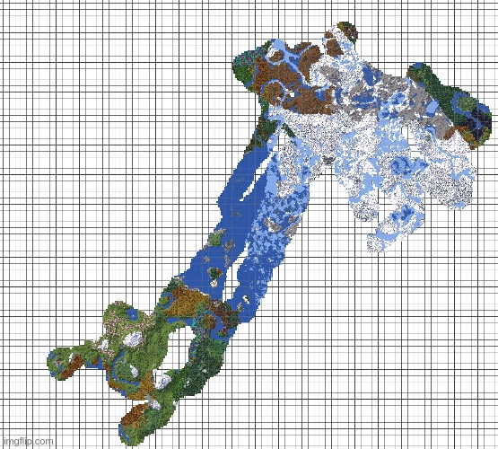 This is a map of my minecraft survival world (leave predictions in comments ig) | made w/ Imgflip meme maker