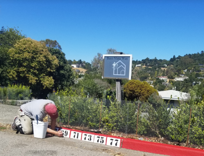 Curb Number Painting HOA Blank Meme Template