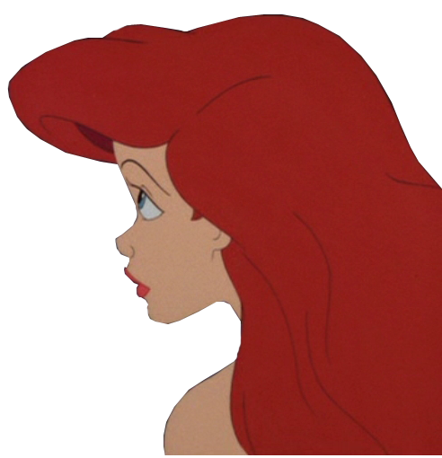 High Quality ariel looking beautiful back Blank Meme Template