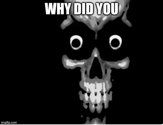 WHY DID YOU | made w/ Imgflip meme maker