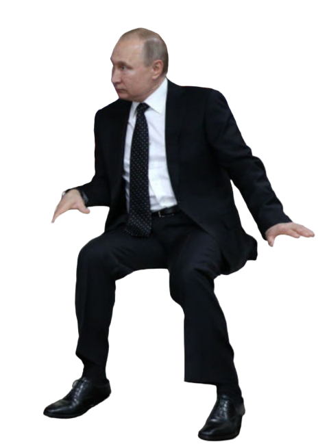 Wlad Putin transparent Blank Meme Template