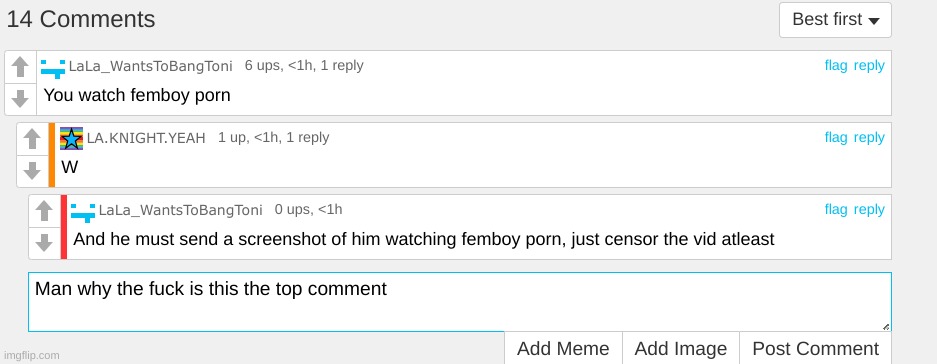 made w/ Imgflip meme maker