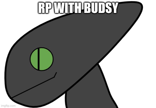 Budsy | RP WITH BUDSY | image tagged in budsy | made w/ Imgflip meme maker