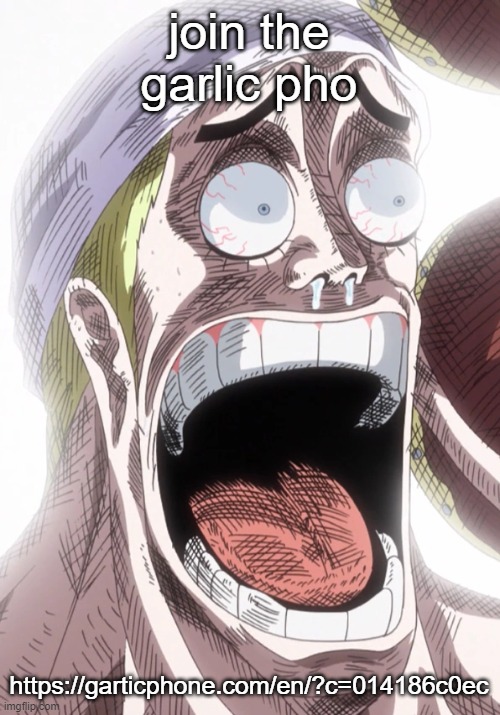 One Piece Enel Shocked | join the garlic pho; https://garticphone.com/en/?c=014186c0ec | image tagged in one piece enel shocked | made w/ Imgflip meme maker