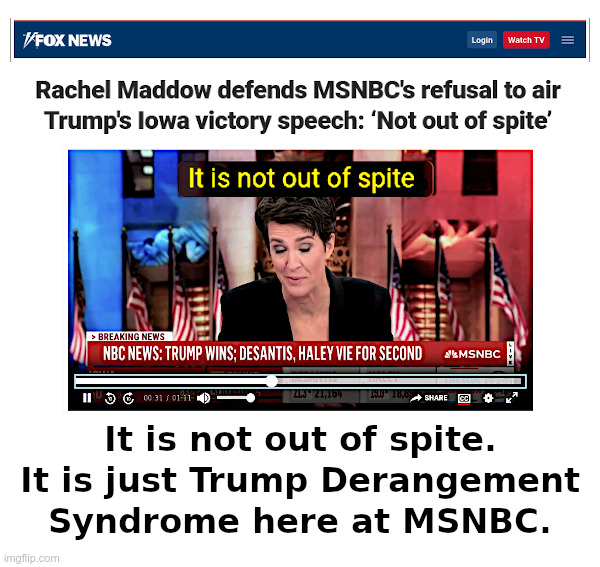 Rachel Maddow Defends MSNBC Censorship of Trump Speech | image tagged in rachel maddow,msnbc,censorship,not,free speech,donald trump | made w/ Imgflip meme maker
