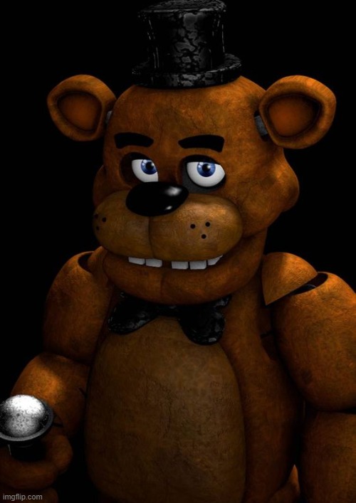 This is not spam, I literally am posting it one time. I'm sorry if you're mistaken. | image tagged in freddy fazbear | made w/ Imgflip meme maker