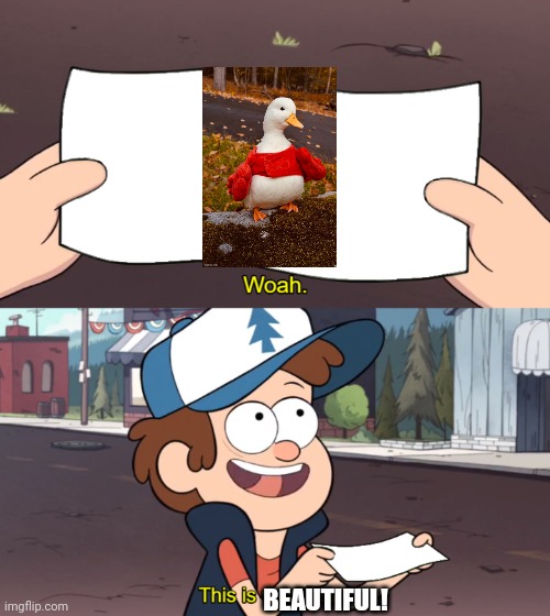 This is Worthless | BEAUTIFUL! | image tagged in this is worthless | made w/ Imgflip meme maker