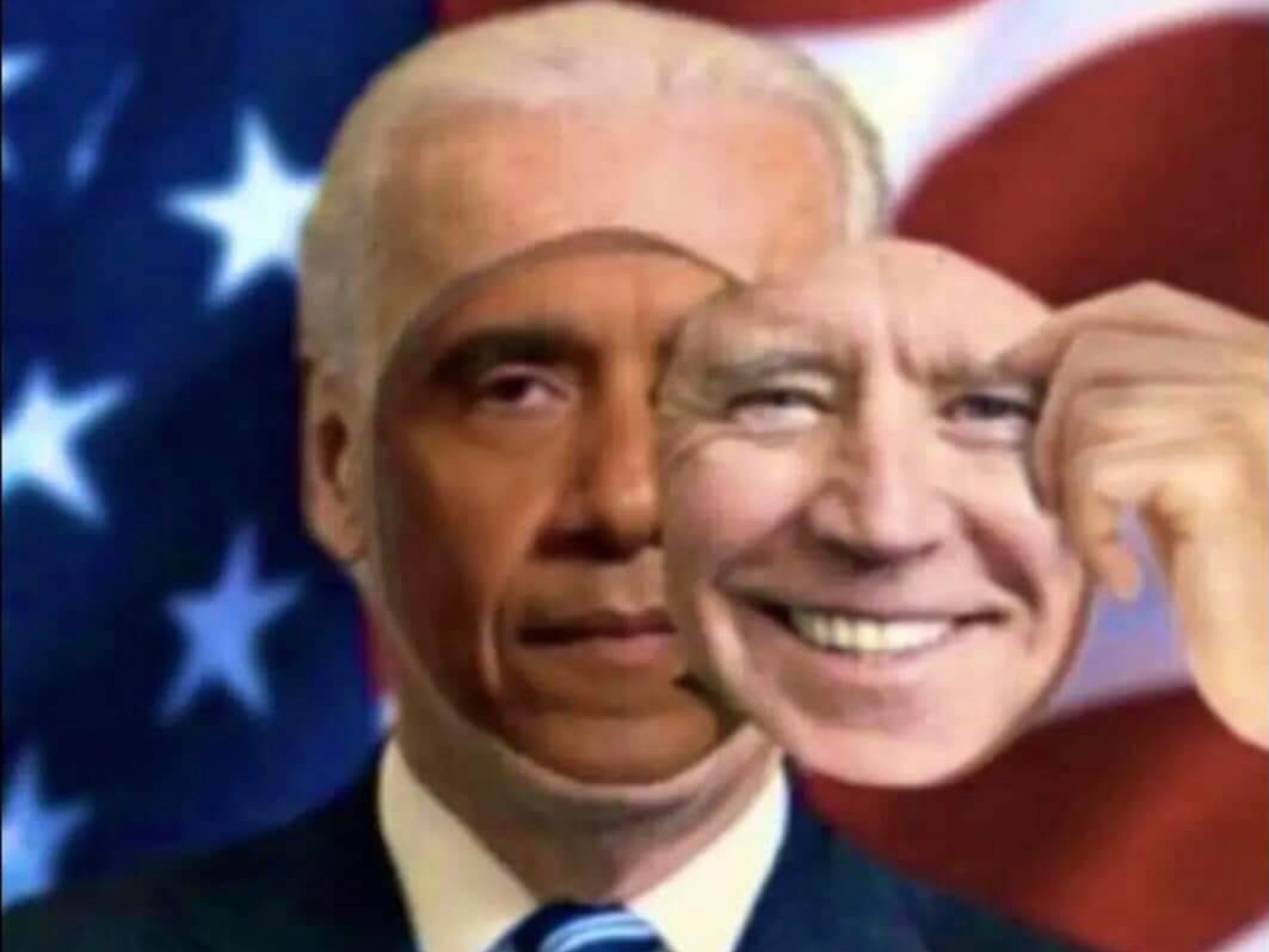 Obama mask Blank Meme Template