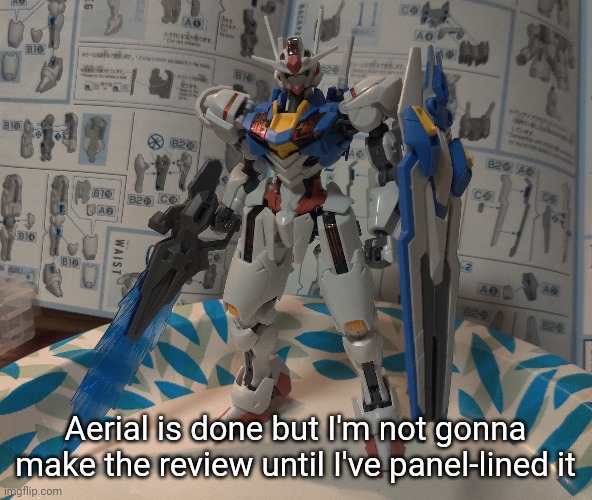 :D | Aerial is done but I'm not gonna make the review until I've panel-lined it | made w/ Imgflip meme maker