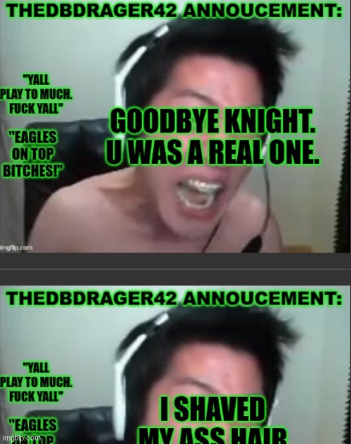 but fr rip knight | made w/ Imgflip meme maker