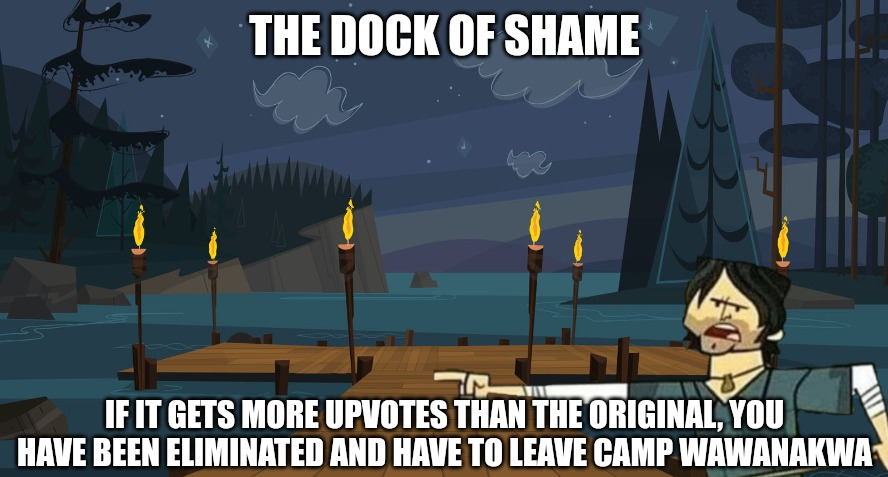 High Quality The Dock of Shame Blank Meme Template