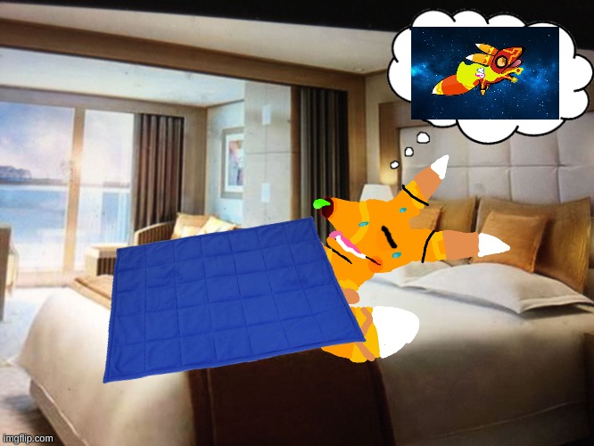 Dreamin' about better times | image tagged in cruise ship bedroom | made w/ Imgflip meme maker