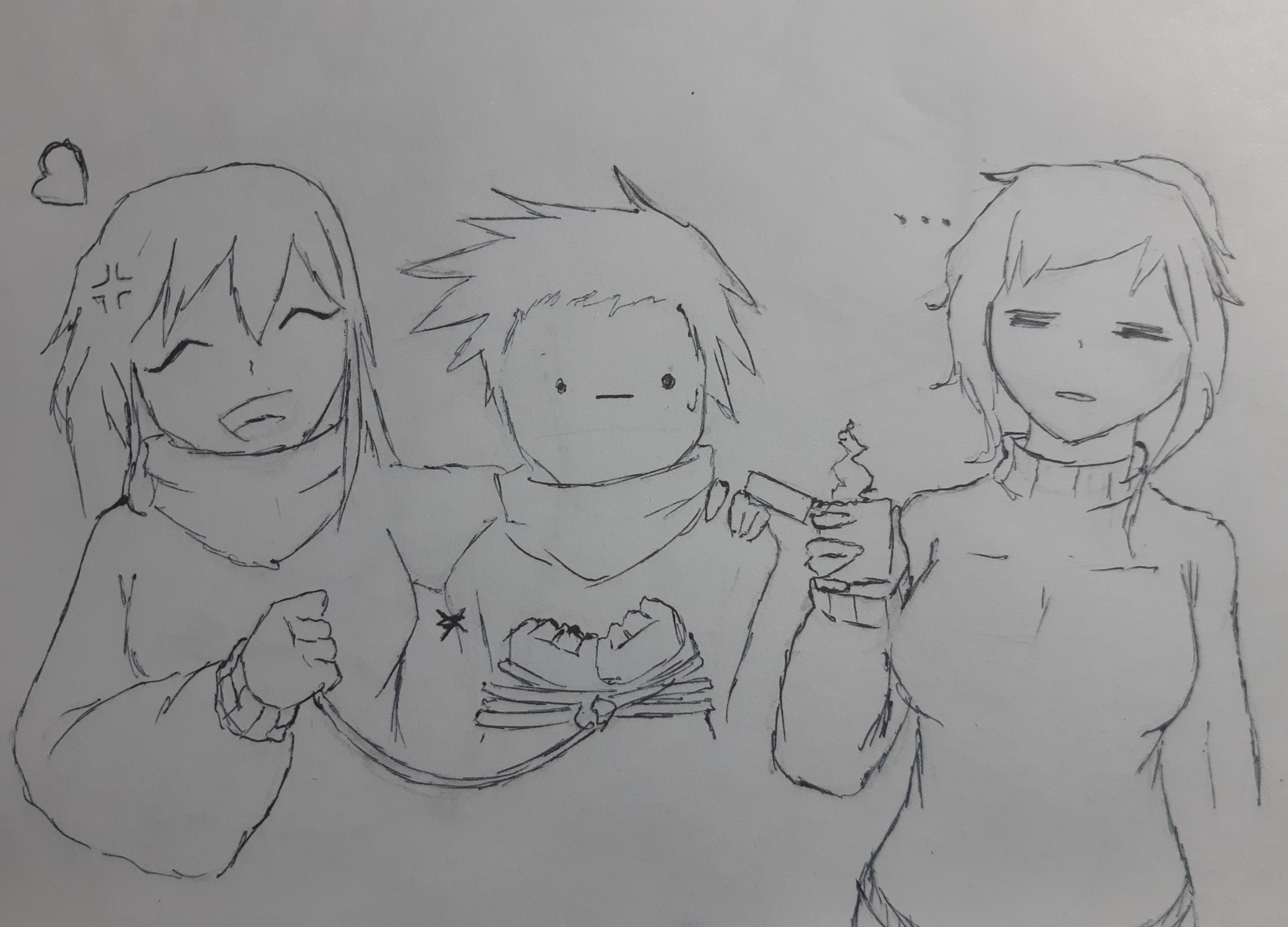 Violet Matt and Eren Blank Meme Template