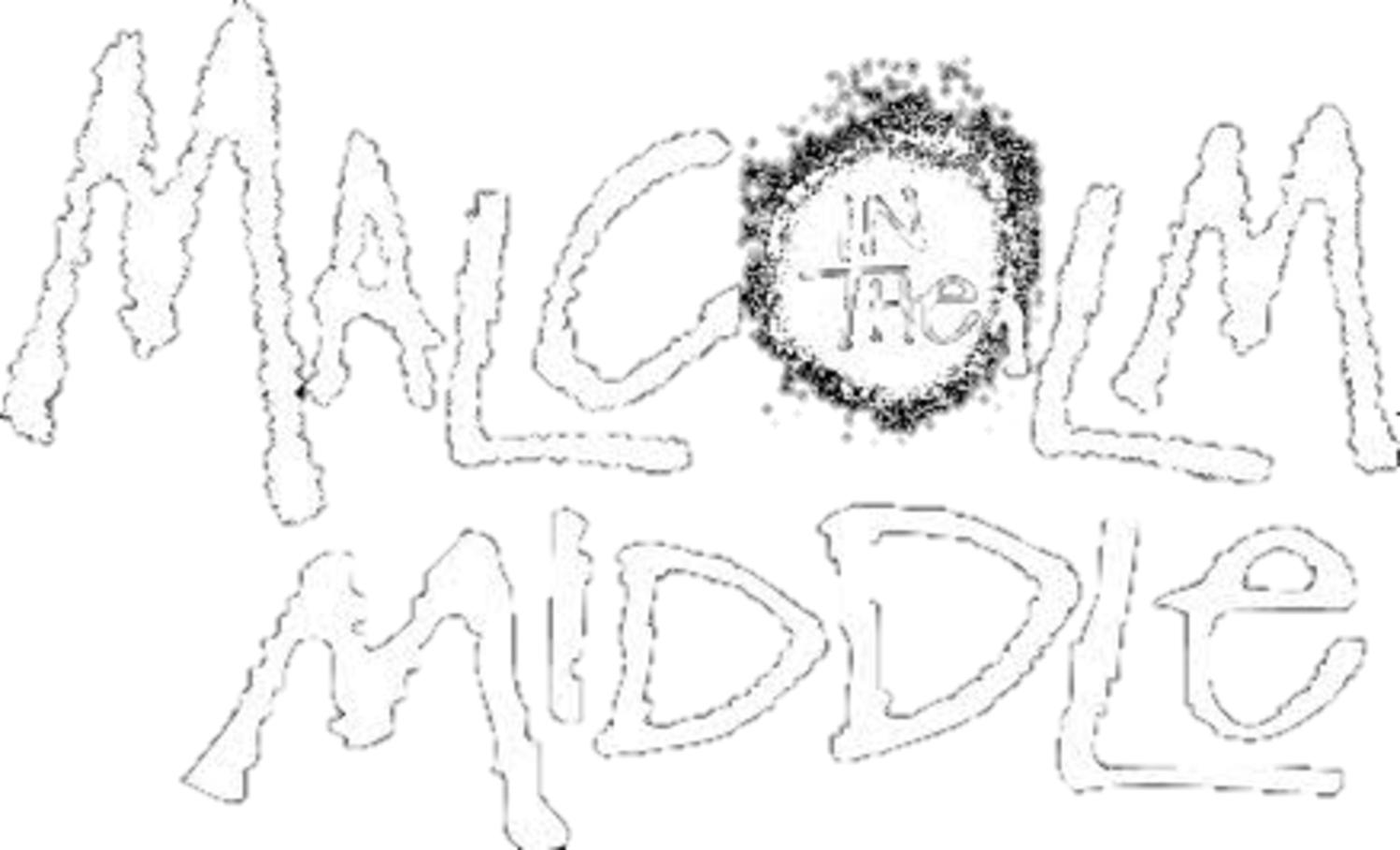 Malcolm in the middle logo blanco Blank Template - Imgflip