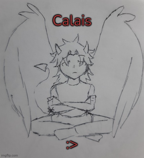 Calais (request from .Shiver. ) | Calais; :> | image tagged in calais | made w/ Imgflip meme maker