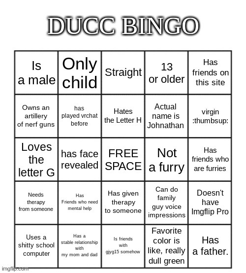 Make this a trend, Now! | image tagged in ducc bingo | made w/ Imgflip meme maker