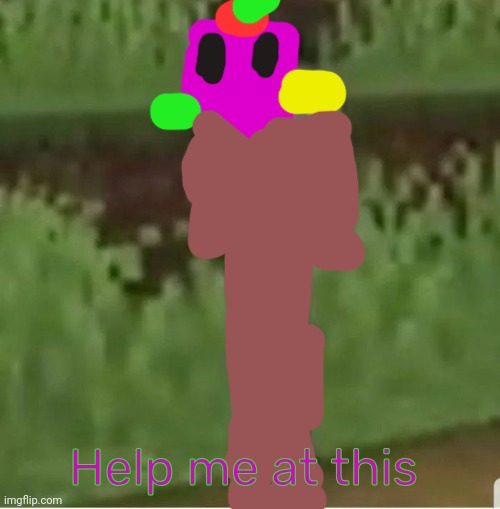 Cursed Meltzer | Help me at this | image tagged in cursed minecraft chicken,meltzer,frogzer | made w/ Imgflip meme maker