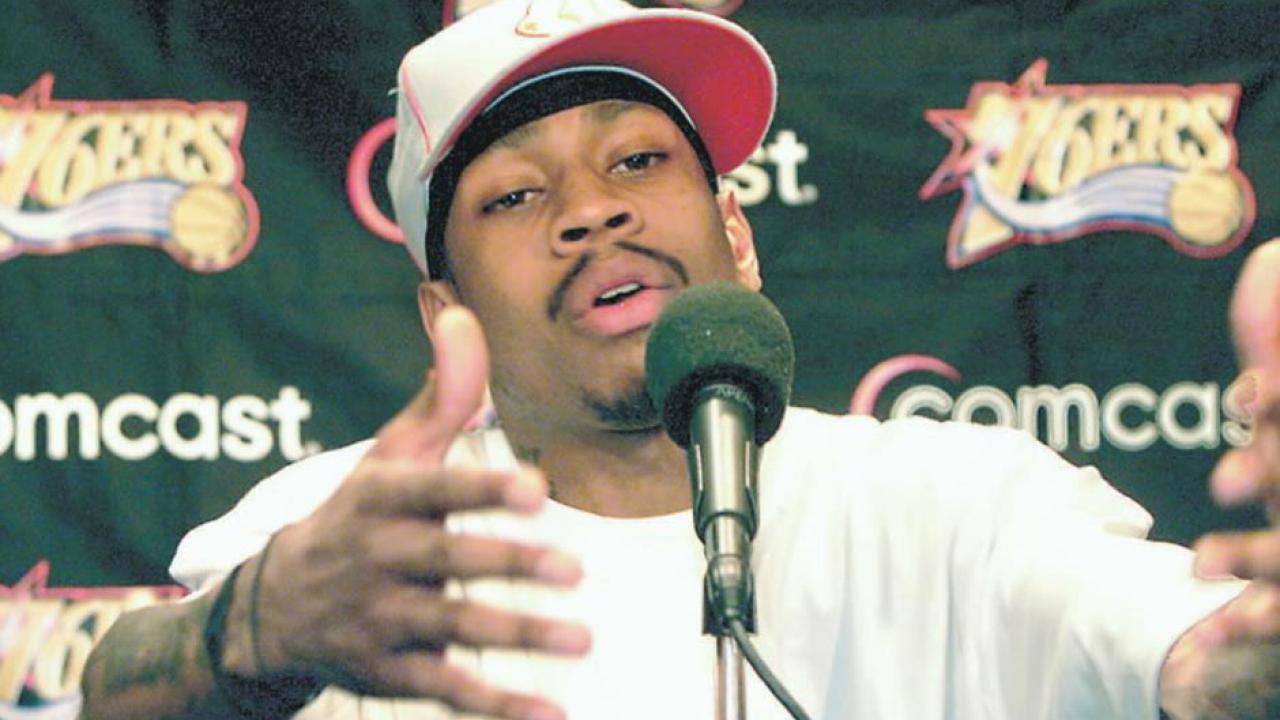 High Quality Allen Iverson Blank Meme Template