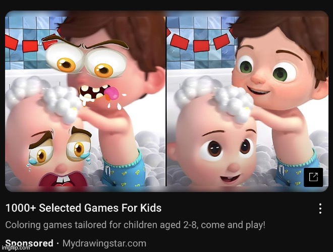 These games seem horrible for kids | image tagged in weird | made w/ Imgflip meme maker