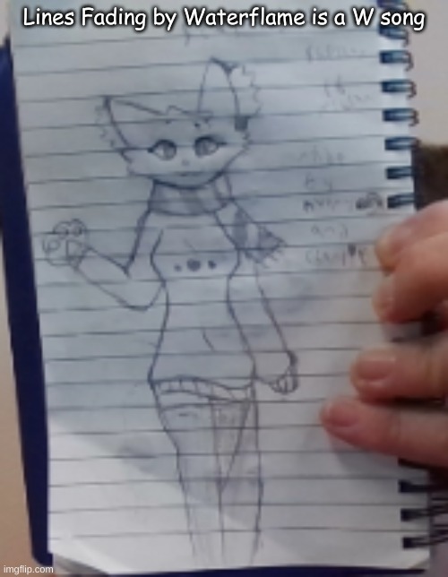 Lines Fading by Waterflame is a W song | made w/ Imgflip meme maker