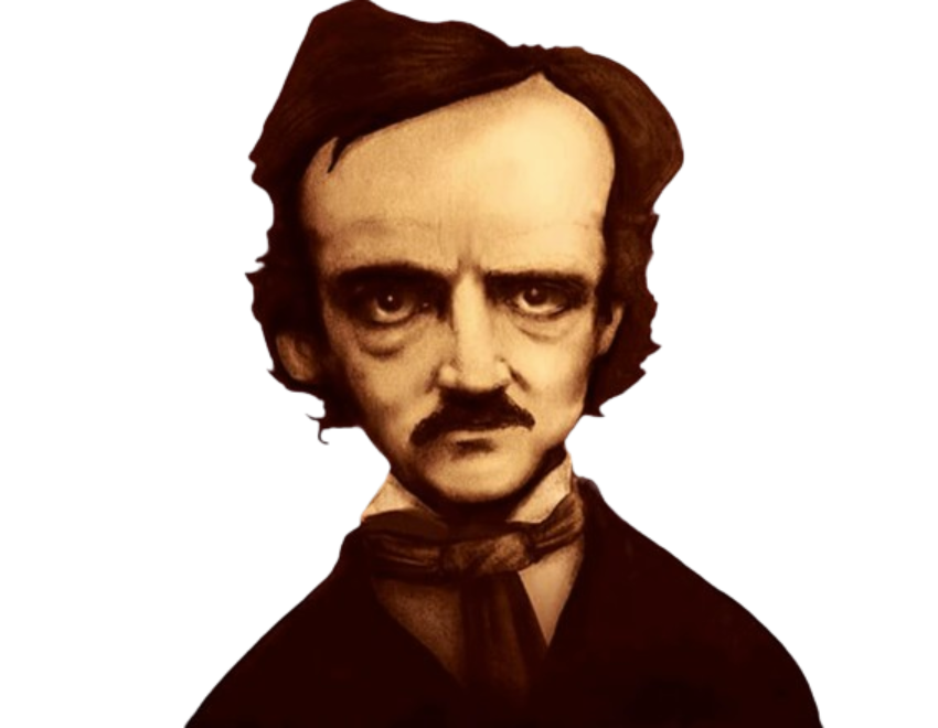 Edgar Allen Poe Transparent Background Blank Meme Template