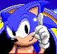 High Quality Sonic on the Title Screen Blank Meme Template