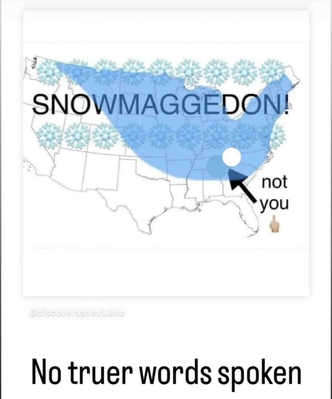 High Quality Snowmagedon Blank Meme Template
