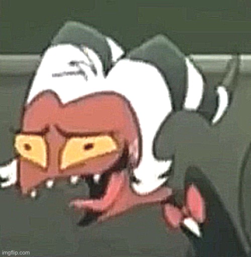 Moxxie laughing | image tagged in moxxie laughing | made w/ Imgflip meme maker
