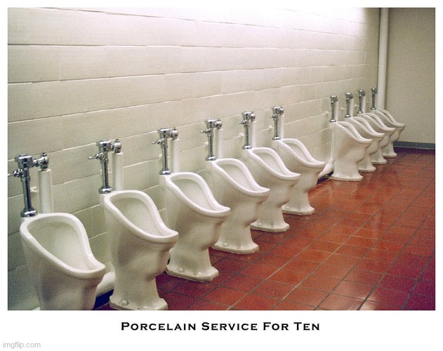 pop quiz: how many urinals are there? | made w/ Imgflip meme maker