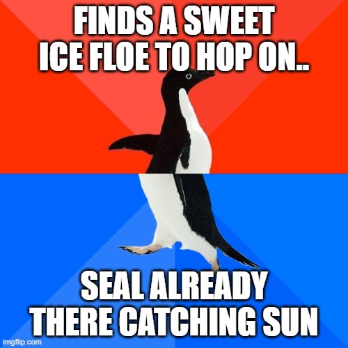 Socially Awesome Awkward Penguin Meme - Imgflip