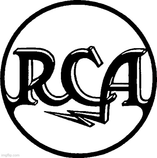 RCA 1920s logo | image tagged in rca logo | made w/ Imgflip meme maker