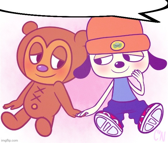 Parappa speech bubble | image tagged in parappa speech bubble | made w/ Imgflip meme maker