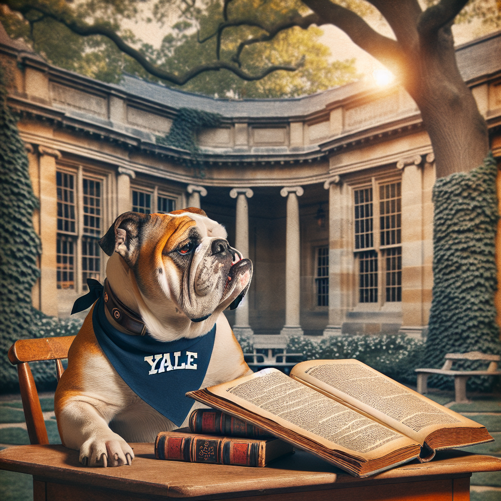 Yale Mascot Reading Blank Meme Template