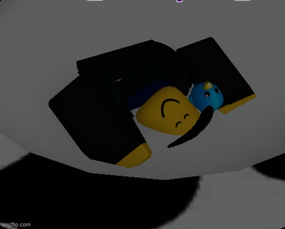 he's sleeping | image tagged in roblox | made w/ Imgflip meme maker