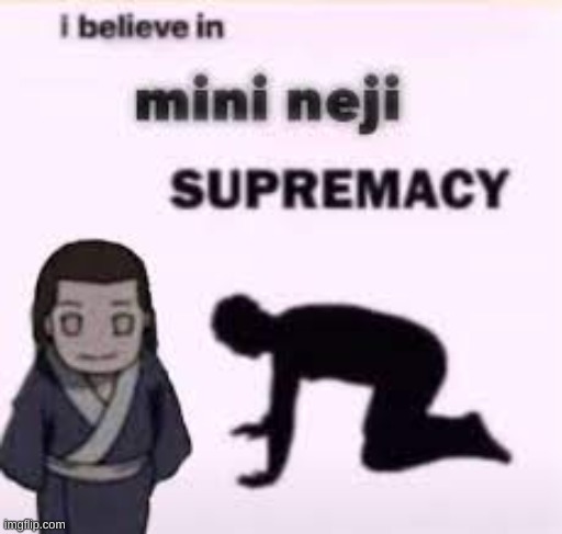 Mini Neji Supremacy | image tagged in mini neji supremacy | made w/ Imgflip meme maker