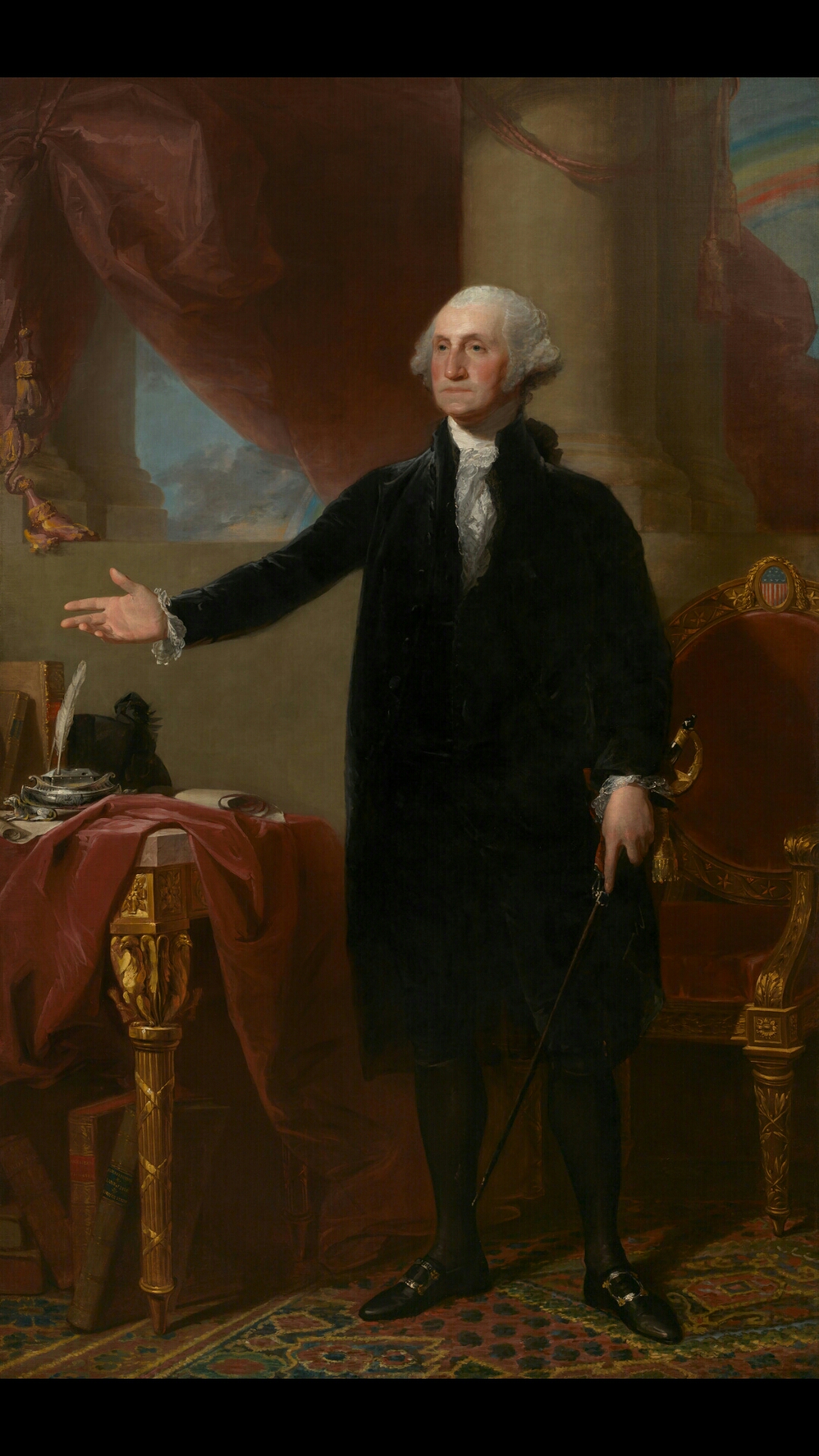 GeorgeWashingtonArmOut.jpg Blank Meme Template