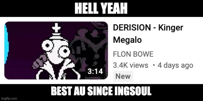 This is why you don't kill the great gangle | HELL YEAH; BEST AU SINCE INGSOUL | image tagged in kinger,tadc,the amazing digital circus,undertale,youtube,au | made w/ Imgflip meme maker