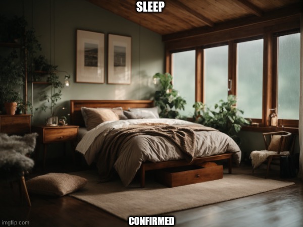 OoOoOoOoOoOh This looks cozy | SLEEP; CONFIRMED | image tagged in sleepy | made w/ Imgflip meme maker