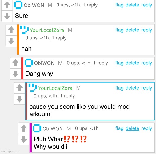 Chat would I mod arkuum, whatever that is | made w/ Imgflip meme maker