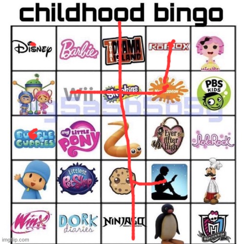 still play roblox boi | image tagged in childhood bingo | made w/ Imgflip meme maker