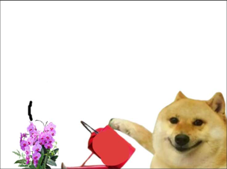 doge water that makes you say real without text Blank Meme Template