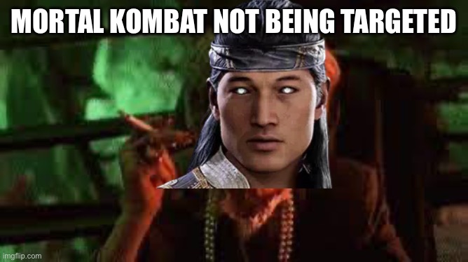 MORTAL KOMBAT NOT BEING TARGETED | image tagged in not bad not bad now you | made w/ Imgflip meme maker
