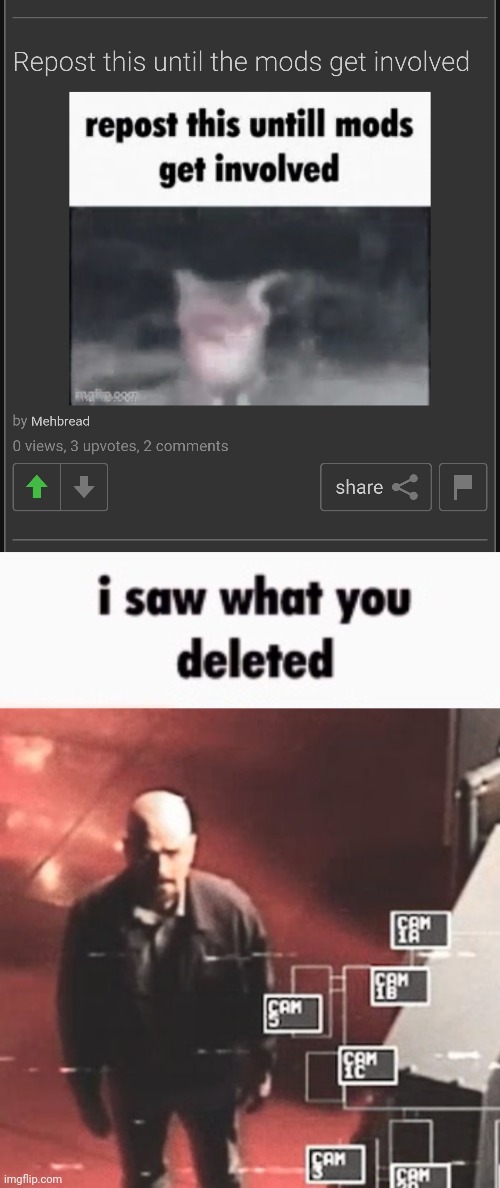 image tagged in i saw what you deleted | made w/ Imgflip meme maker